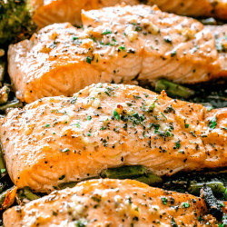 Garlic Butter Baked Salmon Recipe
