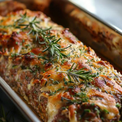 Herb-crusted Parmesan Meatloaf