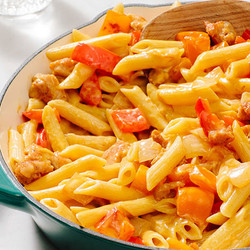 One-pan Meat &amp; Pepper Mac &amp; Cheese