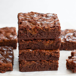 3 Ingredient Caramel Brownies