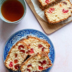 Coconut And Cherry Cake