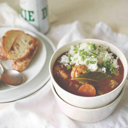 Chicken, Shrimp, And Andouille Sausage Gumbo