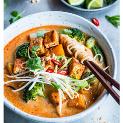 Crispy Tofu And Pumpkin Laksa