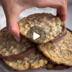 Chocolate Chipless Rice Krispie Treat Cookies