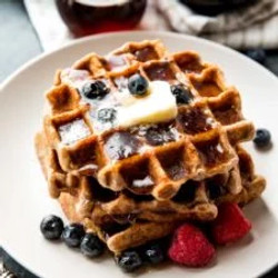 Fluffy Whole Wheat Waffles