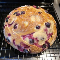 Blueberry Lemon Cream Cheese Sourdough Bread*