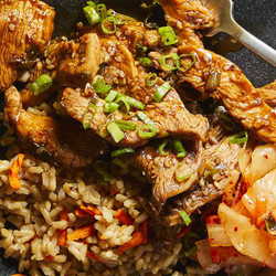 Skillet Chicken Bulgogi
