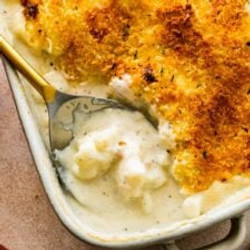 Creamy Cheesy Cauliflower Casserole Recipe