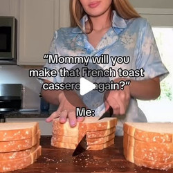 Sour Dough Bread Casserole