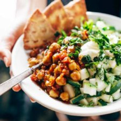 Quick And Easy Spiced Chickpea Bowls