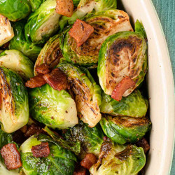 Seared Brussels Sprouts With Bacon Recipe