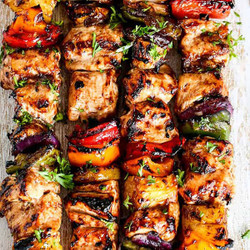 Hawaiian Chicken Kabobs