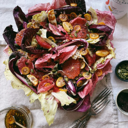 Bright, Colorful Radicchio &amp; Citrus Winter Salad