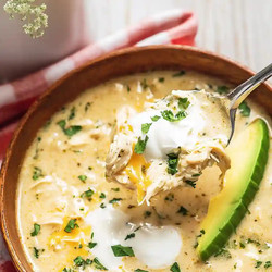 Tasty Keto White Chicken Chili