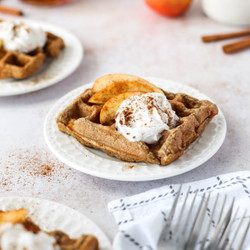 Cinnamon Apple Waffles