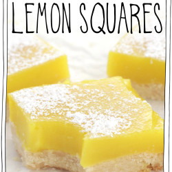 Easy Vegan Lemon Squares