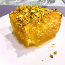 Greek Semolina Cake (revani)