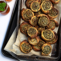 Zaatar Puff Pastry Pinwheels