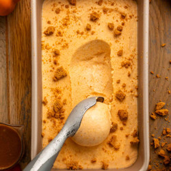 Pumpkin Ice Cream (no Ice Cream Machine Needed!)