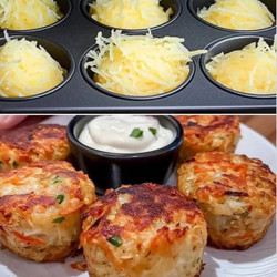 Cheesey Potato Muffins