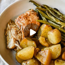 Crockpot Chicken, Potatoes And Green Beans
