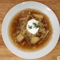 Shchi (russian Sour Cabbage Soup)