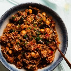 Moussaka Beef Rice Pilaf