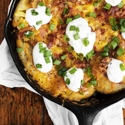 Loaded Smashed Potatoes