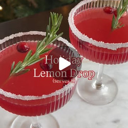 Holiday Lemon Drop (batched For 8)