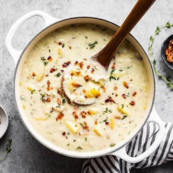 Creamy Dairy Free Clam Chowder