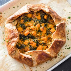 Butternut Squash Galette With Gruyère