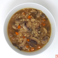 Mushroom And Brown Rice Soup