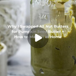 Homemade Pumpkin Seed Butter