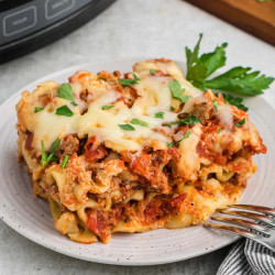 Crock Pot Ground Turkey Lasagna Recipe