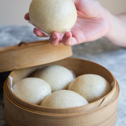 Sourdough Steamed Buns (bao/mantou)