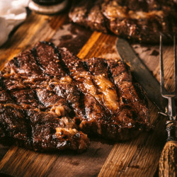 Marinated And Grilled Chuck Steaks