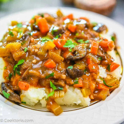 Mushroom Bourguignon