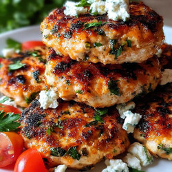 Mediterranean Chicken Patties