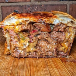 Cheese And Jalapeño Brisket Pot Pie