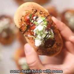 Pizza Dough Bruschetta Dog