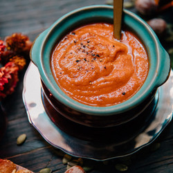 Creamy Pumpkin Tomato Soup