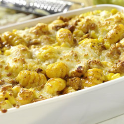 Gratinierte Gnocchi-bolognese