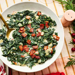 Smoky Creamed Greens