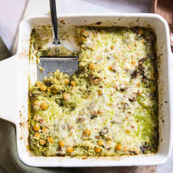Pesto Rice Bake