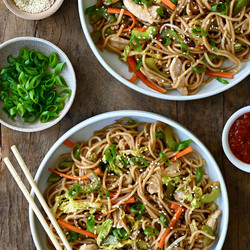 Quick Chicken Chow Mein