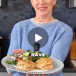 Cottage Cheese Wholemeal Bagels