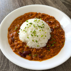 Hawaiian-style Chili With Portuguese Sausage And Bacon