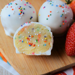 No-bake Cake Batter Truffles