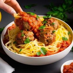 No Meatballs With Spaghetti Squash And Sauce