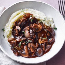Mushroom Bourguignon